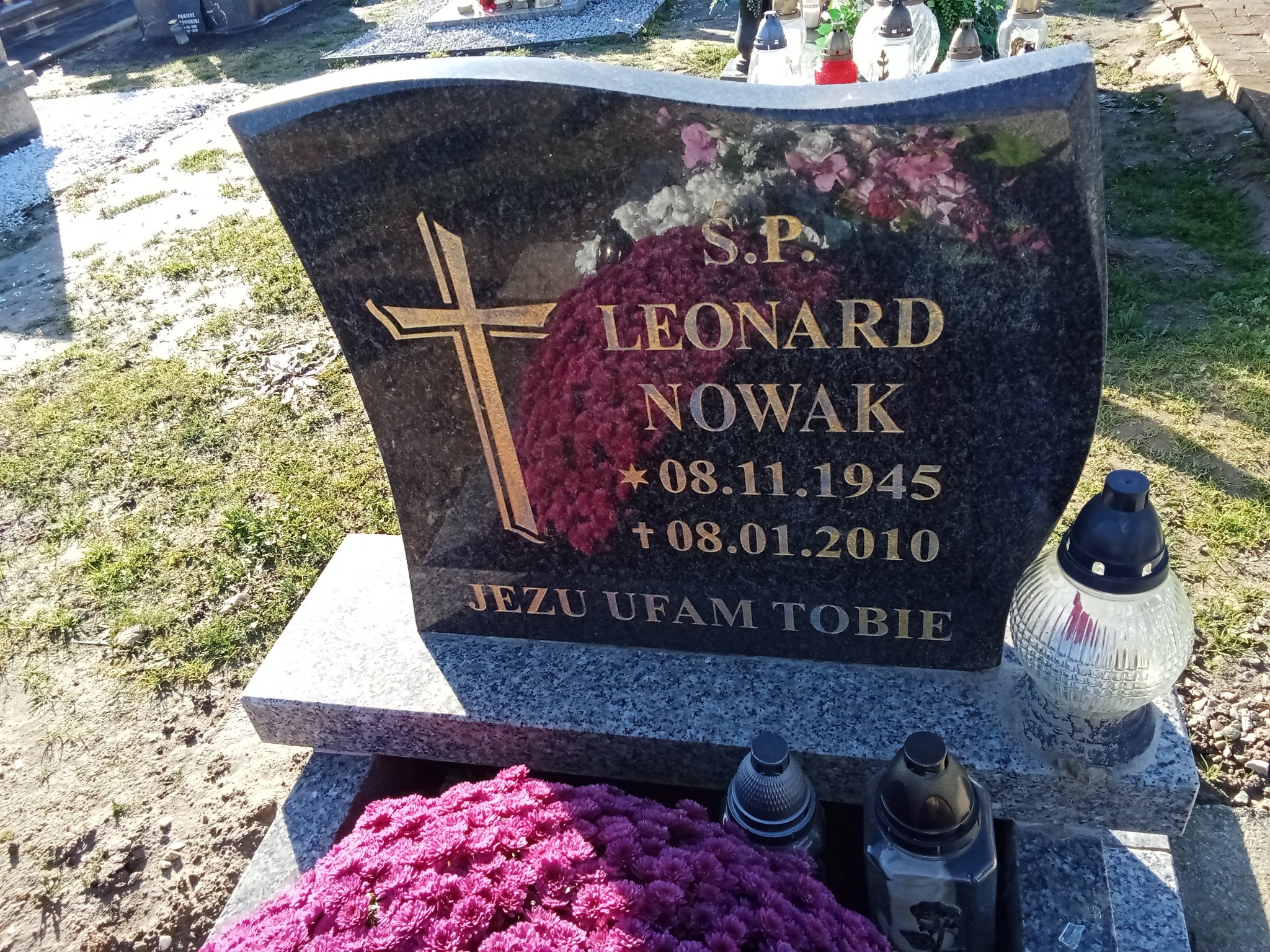 Leonard Nowak 1945 Długołęka Gmina - Grobonet - Wyszukiwarka osób pochowanych