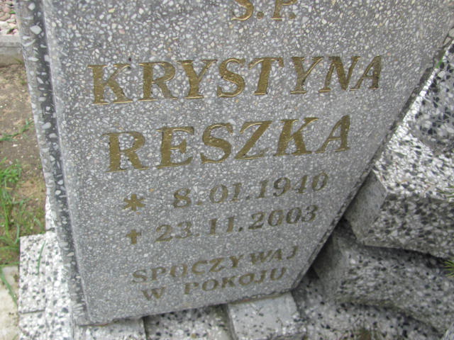 Krystyna Reszka 1940 Długołęka Gmina - Grobonet - Wyszukiwarka osób pochowanych